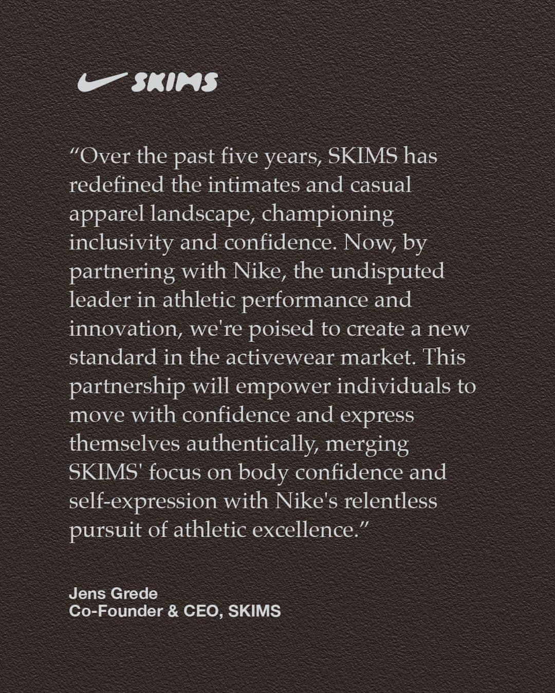 NikeSKIMS — новый бренд одежды для женских тренировок
