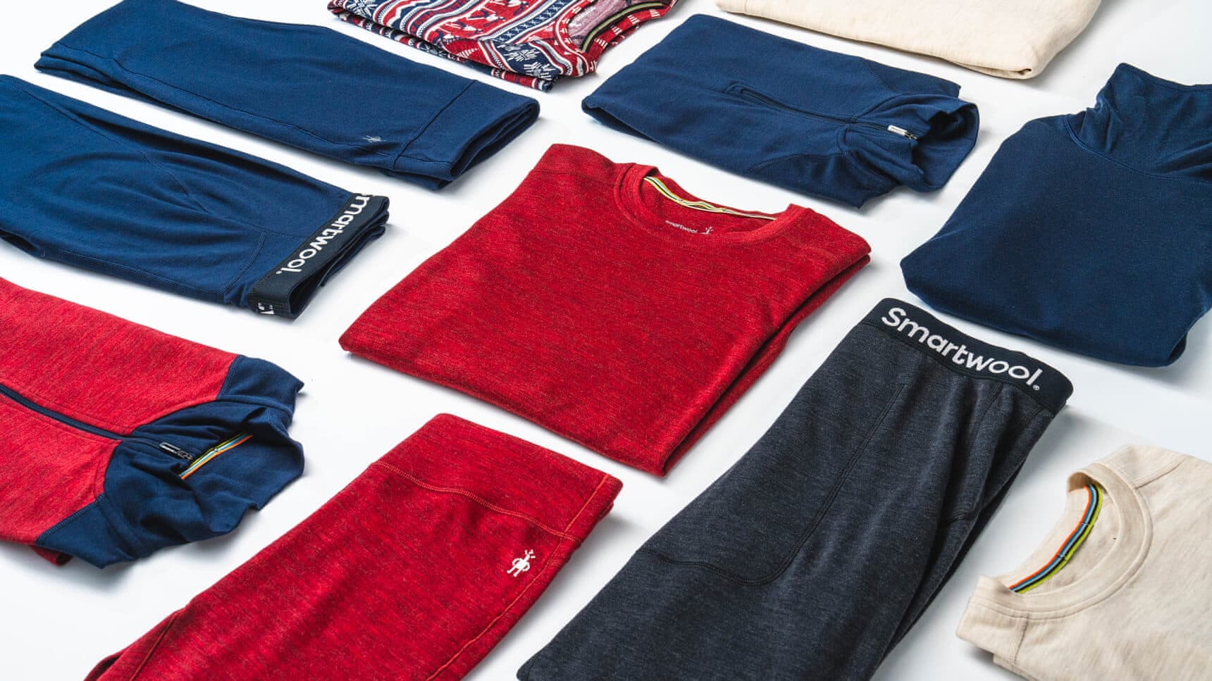 Лонгсливы и кальсоны Smartwool разных расцветок